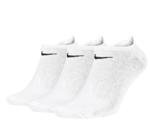 Nike White Ankle Socks 3-Pack 8-11 